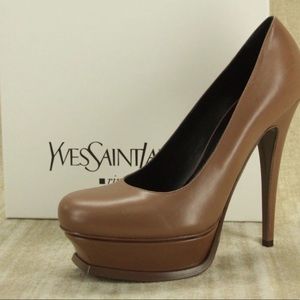 ✨🍪YSL (Yves Saint Laurent) 🍪Brown Heels size 8.5